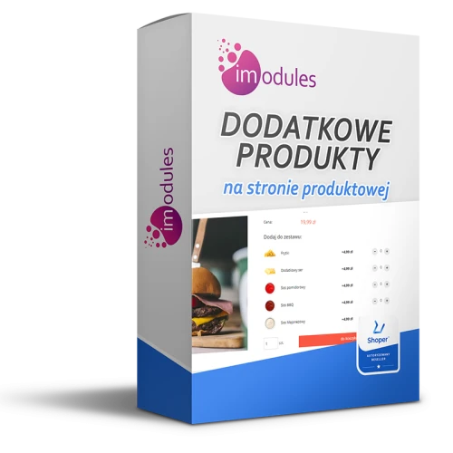 Dodatkowe produkty na stronie produktowej