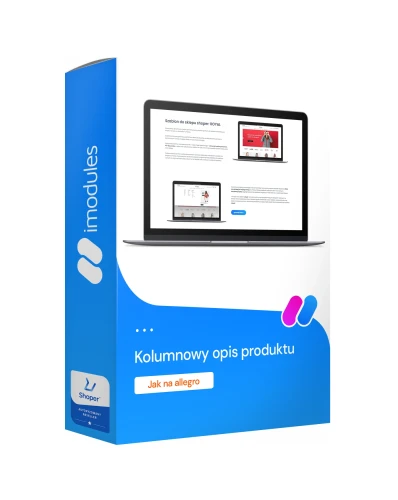 Kolumnowy opis produktu