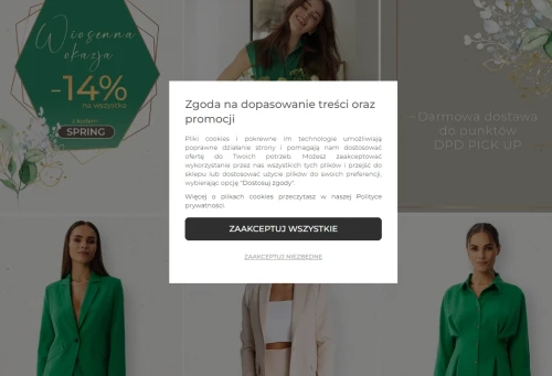 Nowy wygląd zgód na dopasowanie treści oraz promocji wraz z instalacją