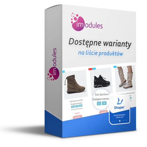 Wyświetlanie dostępnych wariantów produktu